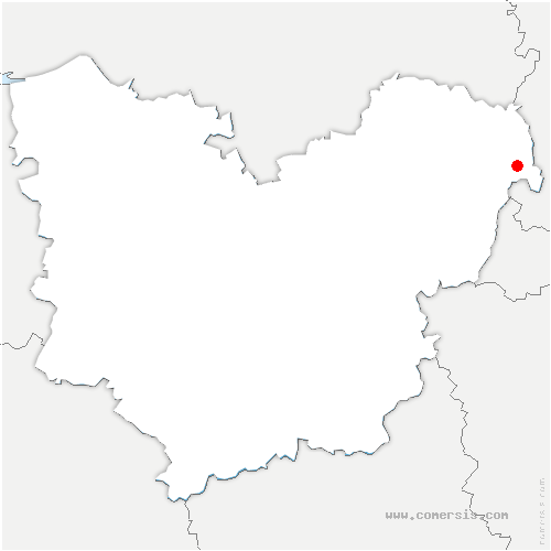 carte de localisation de Gisors