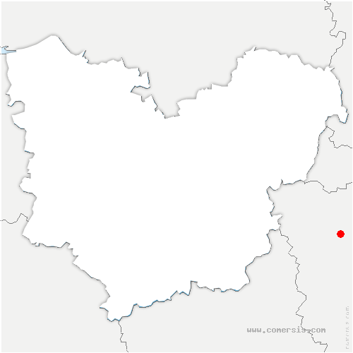 carte de localisation de Gournay-en-Bray