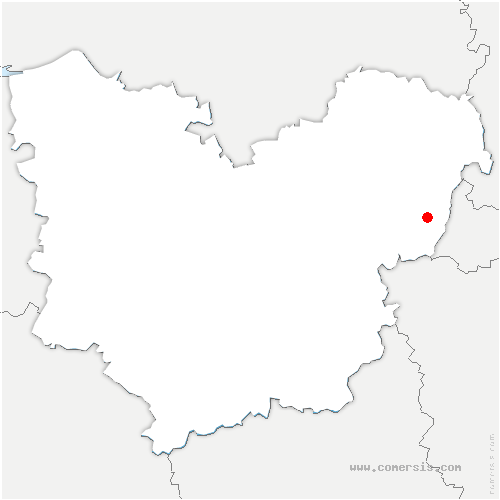 carte de localisation de Graval