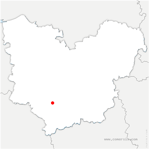 carte de localisation de Guernanville