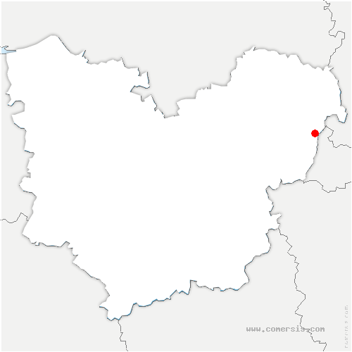carte de localisation de Guerny