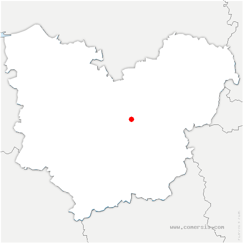 carte de localisation de Gueutteville