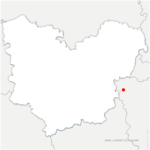 carte de localisation de la Hallotière