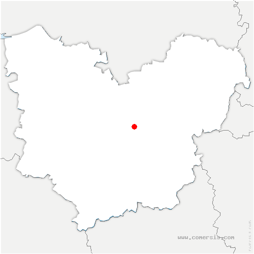 carte de localisation de Hugleville-en-Caux
