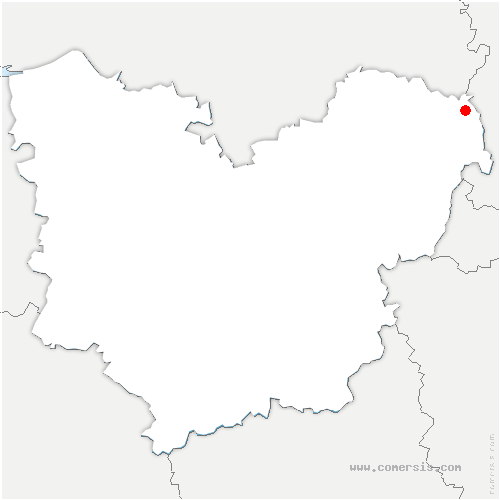 carte de localisation de Mainneville