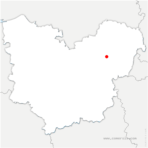carte de localisation de Mesnil-Follemprise