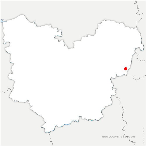 carte de localisation de Mesnil-Mauger