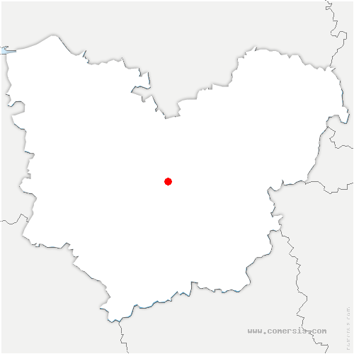 carte de localisation de Mesnil-Panneville