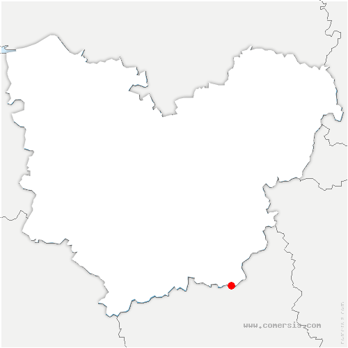 carte de localisation de Mesnil-sur-l'Estrée