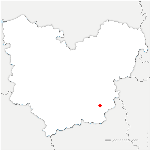 carte de localisation de Montmain