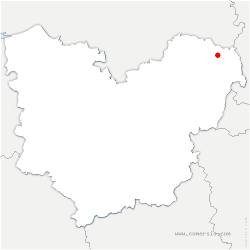 carte de localisation de Morgny