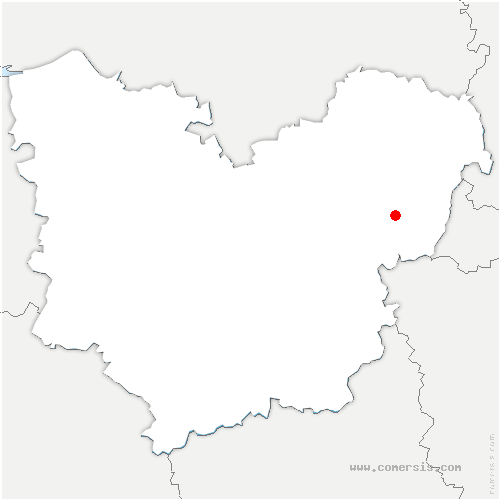 carte de localisation de Neuville-Ferrières