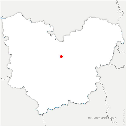 carte de localisation d'Ouville-l'Abbaye