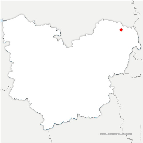 carte de localisation de Pennedepie