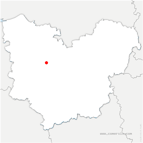 carte de localisation de Perriers-la-Campagne