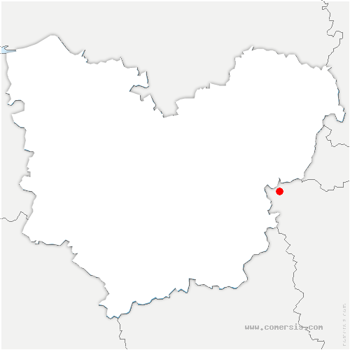 carte de localisation de Rouvray-Catillon