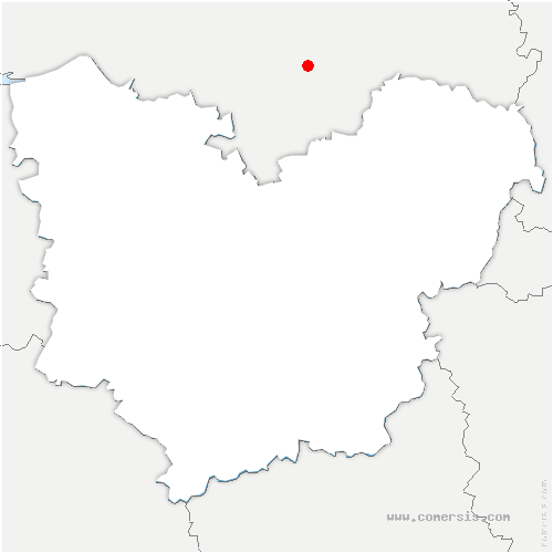carte de localisation de Rouvres
