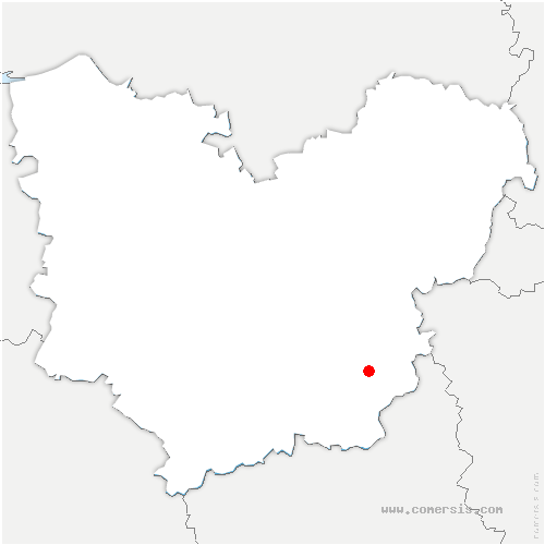 carte de localisation de Saint-Aubin-Épinay