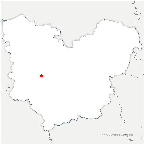 carte de localisation de Saint-Aubin-le-Guichard