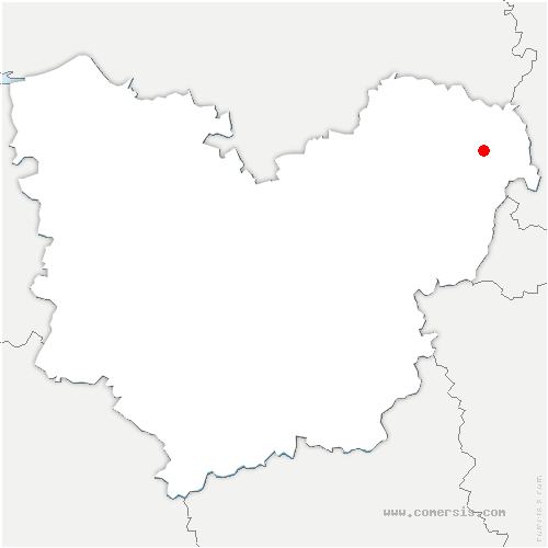 carte de localisation de Saint-Benoît-d'Hébertot