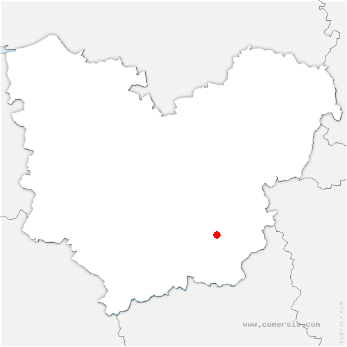 carte de localisation de Saint-Léger-du-Bourg-Denis