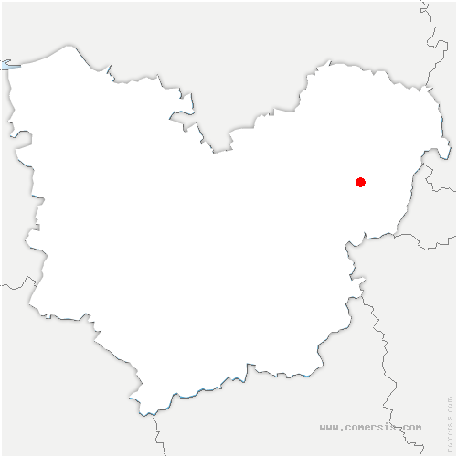 carte de localisation de Saint-Martin-l'Hortier