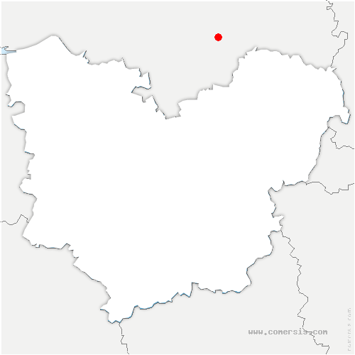 carte de localisation de Saint-Ouen-Marchefroy