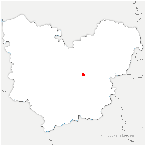 carte de localisation de Saint-Ouen-du-Breuil