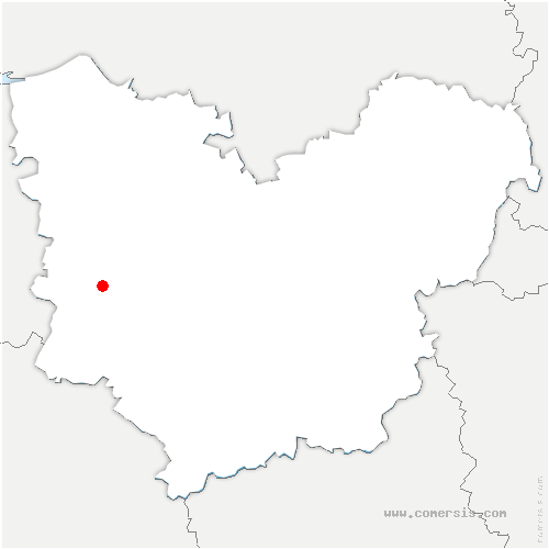 carte de localisation de Saint-Quentin-des-Isles