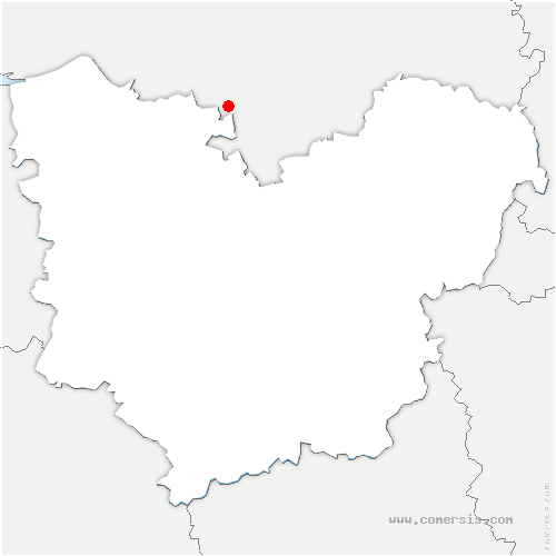 carte de localisation de Saint-Rémy-sur-Avre