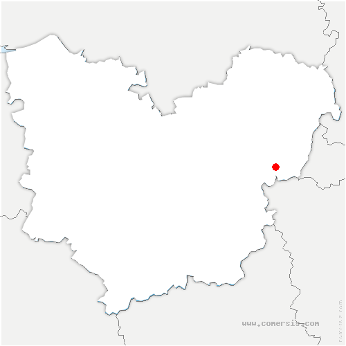 carte de localisation de Sainte-Geneviève
