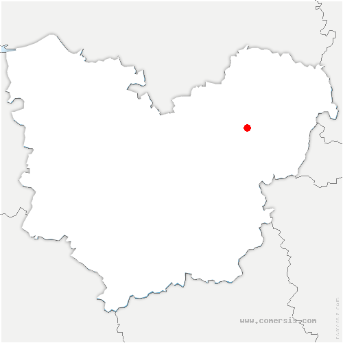 carte de localisation de Tosny