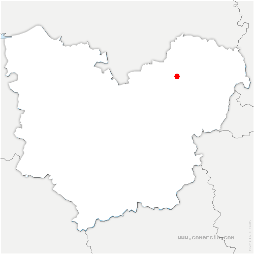 carte de localisation de Touquettes