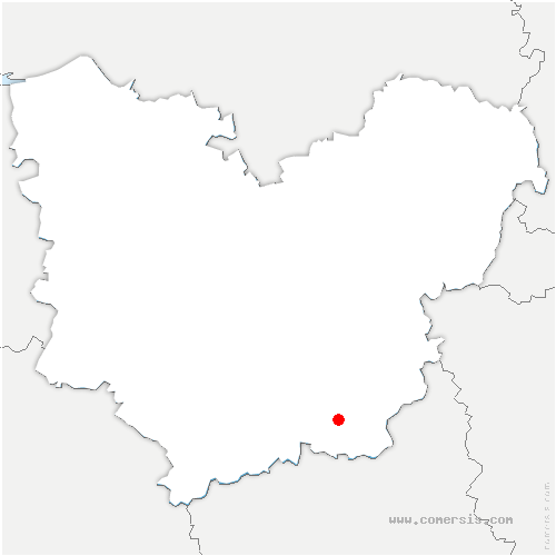 carte de localisation de Tourville-la-Rivière