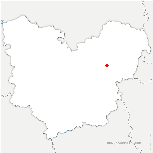 carte de localisation de Ventes-Saint-Rémy