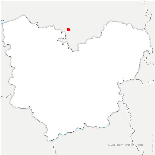 carte de localisation de Vert-en-Drouais