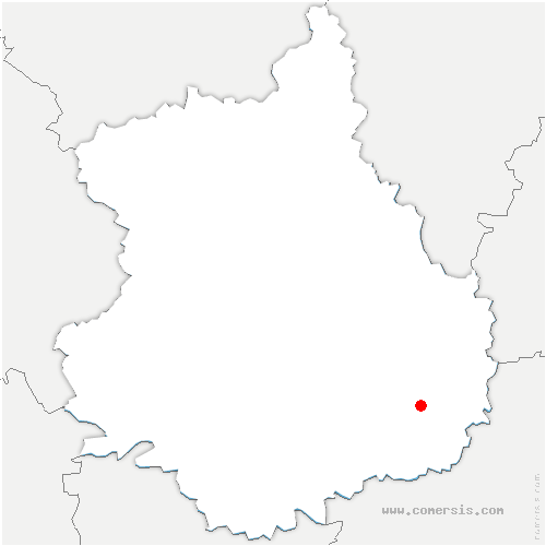 carte de localisation de Allaines-Mervilliers