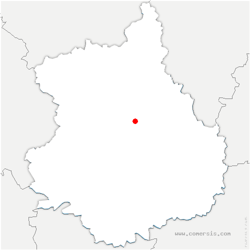 carte de localisation de Amilly