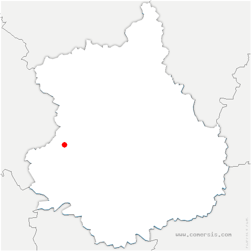 carte de localisation d'Ardon