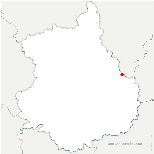 carte de localisation de Auneau-Bleury-Saint-Symphorien