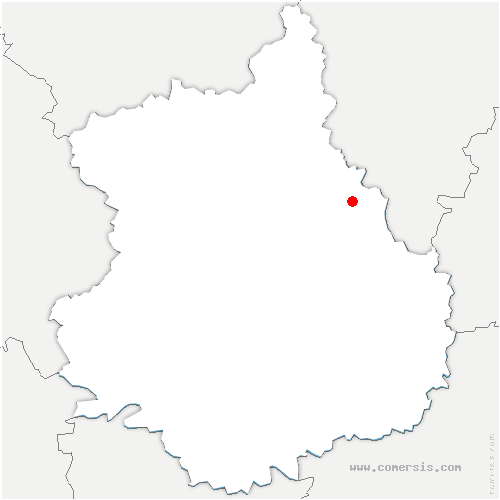 carte de localisation de Bailleau-Armenonville