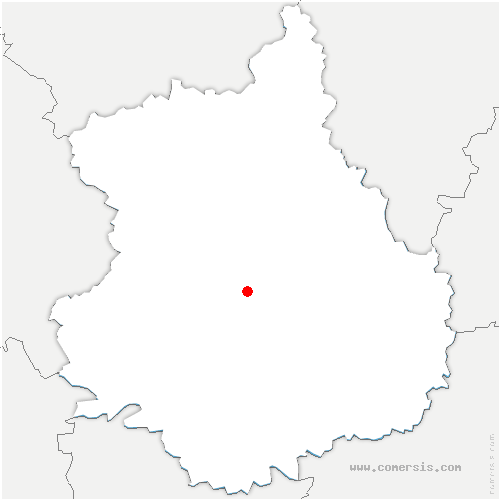 carte de localisation de Bailleau-le-Pin