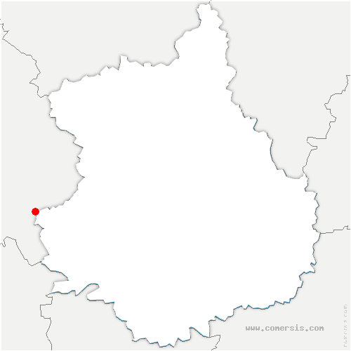 carte de localisation de Beaugency