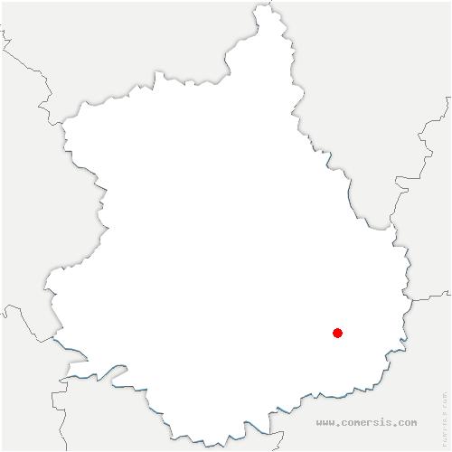 carte de localisation de Bellou-le-Trichard