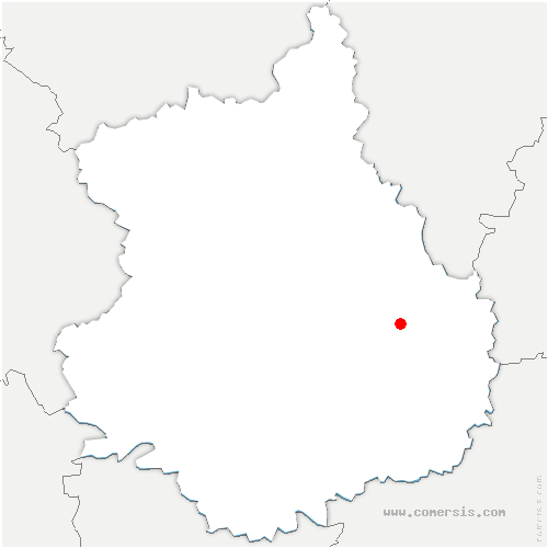 carte de localisation de Boisville-la-Saint-Père