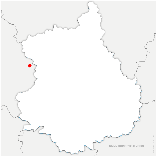 carte de localisation de Boulay-les-Barres