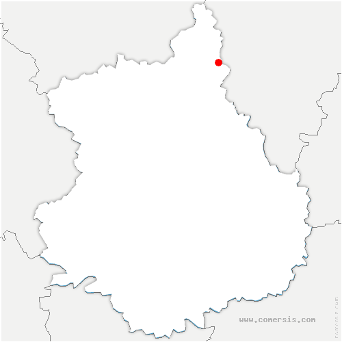 carte de localisation de Boutigny-Prouais