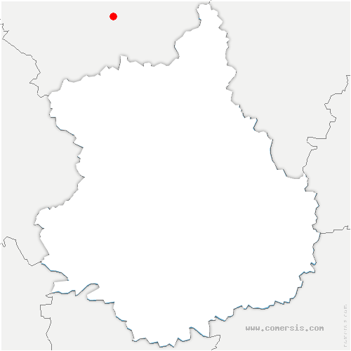 carte de localisation de Brinon-sur-Sauldre