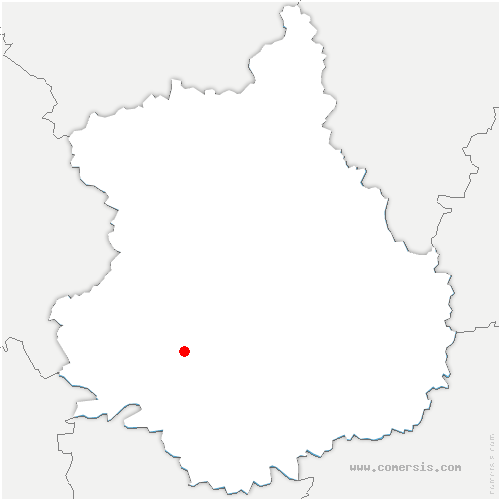 carte de localisation de Brou