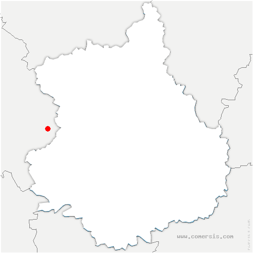 carte de localisation de Chaingy